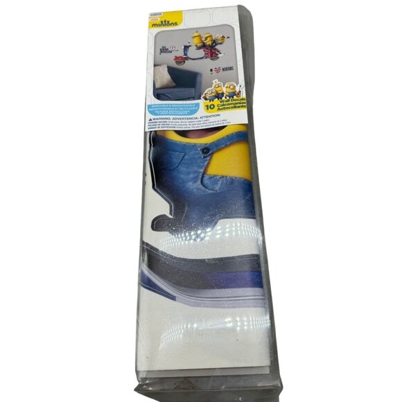 the minions invasion10 wall decals peel & stick yellow 25.75x33.25" READ NEW - Picture 1 of 8